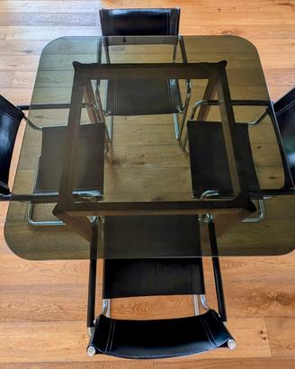Set sedie stile Breuer / Vintage / Vera Pelle