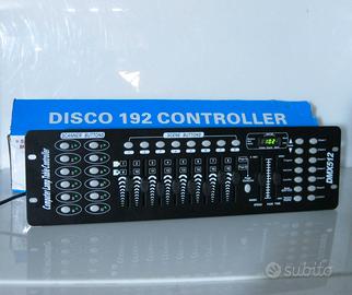 Centralina di controllo luci da palco e teatro DMX