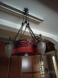 Lampadario a sospensione d’epoca 