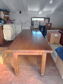 Tavolo in legno Castagno massiccio