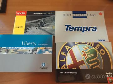 Libretti uso e manutenzione