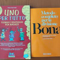 Libri per teoria musicale: Uno per tutto e Bona