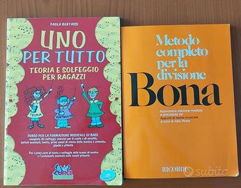 Libri per teoria musicale: Uno per tutto e Bona