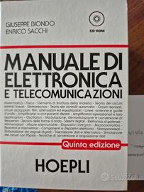 libro  scolastico manuale di elettronica e telecom