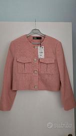 Blazer crop Zara L stile Chanel