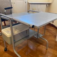 Set ufficio con sedia e desk per pc