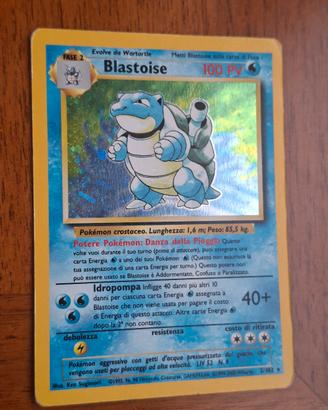 Blastoise 2/102 Card Pokemon Set Base 2000