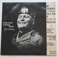 RARE Vinile LP Mussolini
