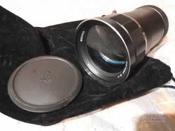 vecchio obiettivo per cinepresa 16mm russa 