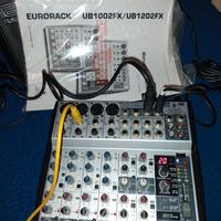 Mixer Behringer UB1202fx+Micr.Shure Sennheiser Db