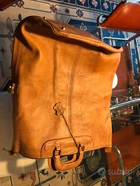 Borsone in cuoio da viaggio