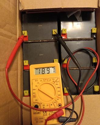 12 batteria ricaricabili