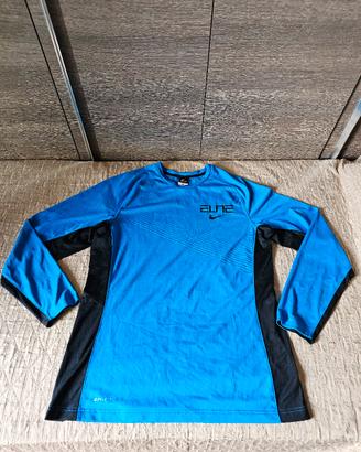 T shirt a maniche lunghe Nike Elite da uomo