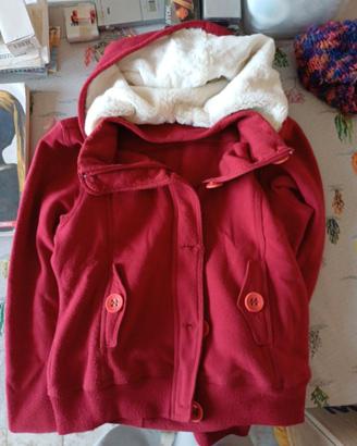 Felpa rossa donna