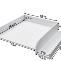 Fasciatoio per lavatrice WOLTU bianco