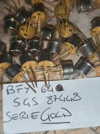 Lotto Transistor Vintage SGS BFY64 – Serie Gold – 