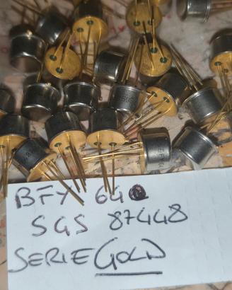 Lotto Transistor Vintage SGS BFY64 – Serie Gold – 