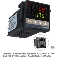 Termostato Pid Rex c100 (1300 gradi)