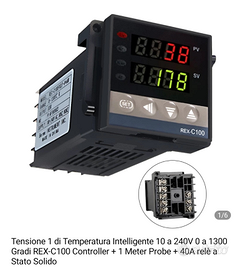 Termostato Pid Rex c100 (1300 gradi)