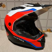Casco acerbis touring M reactive graffix fibra