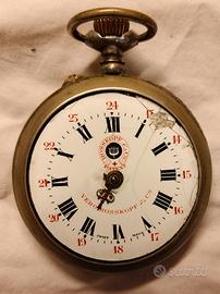 Orologio da tasca svizzero W.Roskopf.