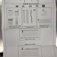 Tenda a fili/catene di design – Nuova – 290x76cm