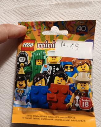lego minifigure serie 18 71021 num 15 cowboy