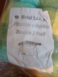 Set completo per dondolo a 3 posti