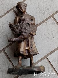 scultura in bronzo. come in foto.