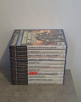 Lotto 10 Giochi PlayStation 2 Originali