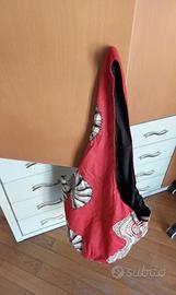 Borsa etnica artigianale in cotone.