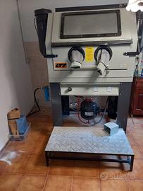 Sabbiatrice professionale + motocompressore