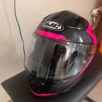 Casco HJC i70 Asto TG. S 56 rosa-nero come nuovo