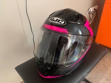 Casco HJC i70 Asto TG. S 56 rosa-nero come nuovo