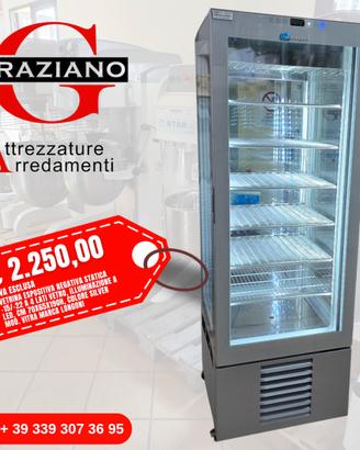VETRINA STATICA NEGATIVA Longoni 4 lati vetro