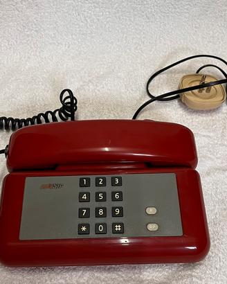 TELEFONO FISSO GIUGIARO DESIGN ROSSO - FUNZIONANTE