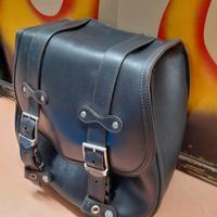 Borsa in cuoio per Sportster e Dyna