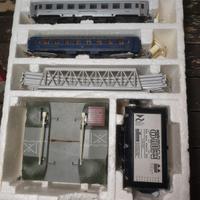 TRENINO LIMA D'EPOCA CON LOCOMOTIVA CARROZZE PLAST