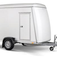 Rimorchio furgonato  monoasse MC 1300 Kg.