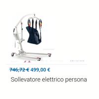 sollevatore elettrico persona 