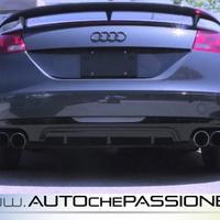 Estrattore posteriore per Audi TT 8J Coupé Cabrio