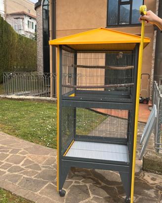 VENDUTA Voliera 2 scomparti