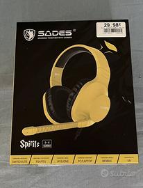 Cuffie Sades Spirits compatibile con Ps4,Ps5,PC