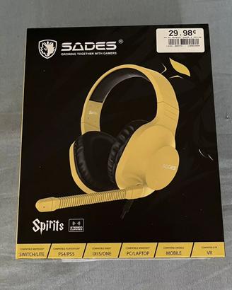 Cuffie Sades Spirits compatibile con Ps4,Ps5,PC