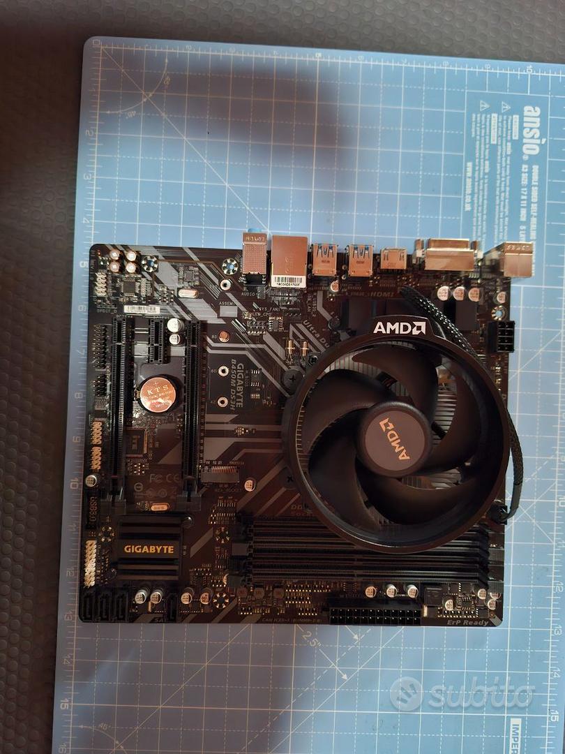 Bundle GIGABYTE B450M DS3H + AMD Ryzen 5 2600 - Informatica In