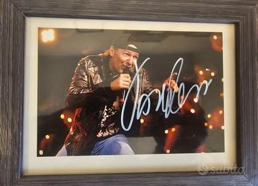 Fotografia autografata da Vasco Rossi