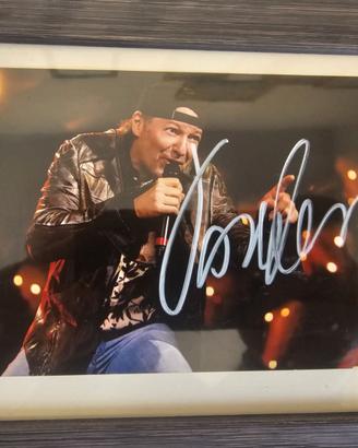Fotografia autografata da Vasco Rossi