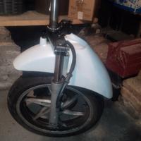 forcella completa di cerchio gomma e pinza sh 300 