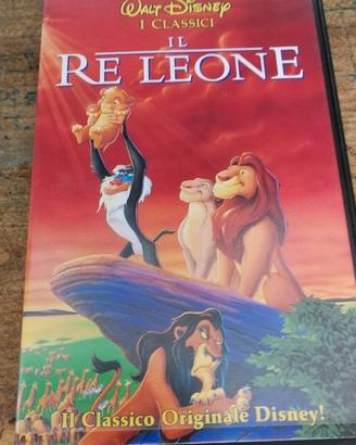 Videocassetta vhs originale IL RE LEONE