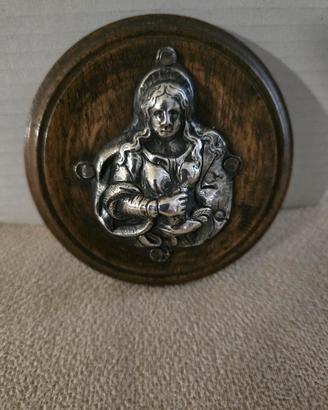 antica Madonna in argento 